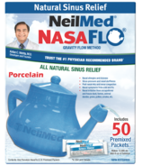 NeilMed NasaFlo Pot de Neti en porcelaine bleu