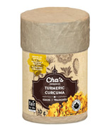 Tranches de curcuma de Cha's Organics