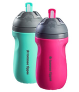 Tommee Tippee Insulated Straw Cup Pack Pink and Mint