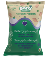 Baby Gourmet Biscottes épinards, bleuets et açaï