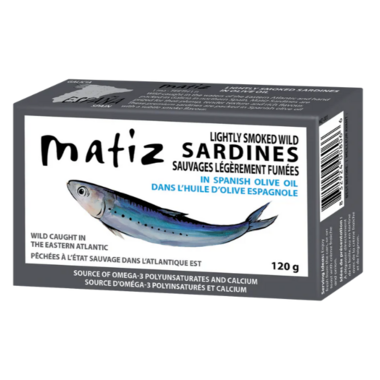 Buy Matiz Small Wild Sardines Lightly Smoked in Spanish Olive Oil at ...