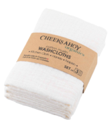 Cheeks Ahoy Organic Muslin Washcloth Cream