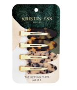 Kristin Ess Hair barrettes imprimé écailles de tortue