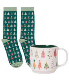image of Now Designs By Danica Mug & Socks Set Glitzmas with sku:306111