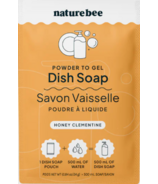 Nature Bee Powder To Gel Dish Soap Honey Clementine