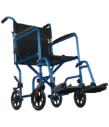 Drive Medical Hugo Transport Chair Blue