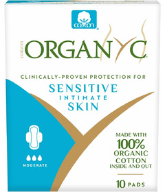 Organyc 100% Organic Cotton Pads with Wings
