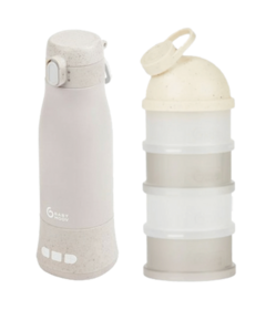 Babymoov Moov & Feed + Formula Dispenser Bundle Mineral Sand