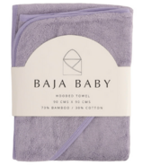 Baja Baby Oversized Bamboo Hooded Towel Lavender Fields