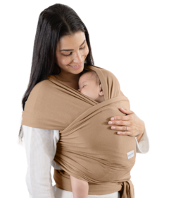 Comfy Cubs Cotton Baby Wrap Carrier Soft & Secure Fit Cedar
