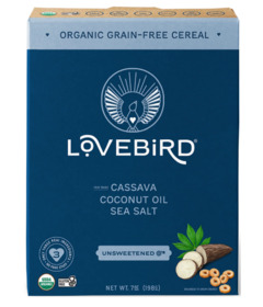 image of Lovebird Organic Grain-Free Cereal Unsweetened with sku:315681