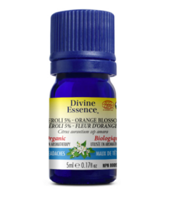 Divine Essence Neroli 5% Orange Blossom Organic Essential Oil