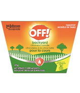 OFF! Backyard Citronella Tabletop Candle