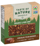 Taste of Nature Organic Granola Bars Chocolate Pecan Brownie