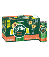 Perrier Sparkling Water Slim Cans Peach