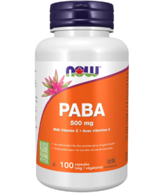 NOW PABA with Vitamin C 500mg