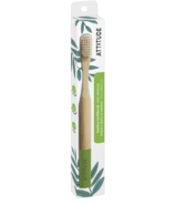 ATTITUDE brosse à dents en bambou pour adultes manche vert