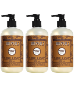 Mrs. Meyer's Clean Day Hand Soap Acorn Spice Bundle