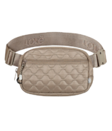 Lole Jamie Quilted Belt Bag Fossil