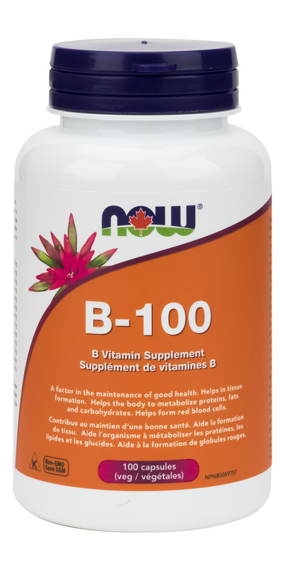 Buy NOW Foods B-100 B Vitamins Blend At Well.ca | Free Shipping $35+ In ...