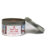 Seracon Maple Travel Tin Candle with a Wooden Wick 