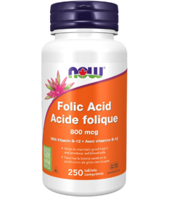 NOW Folic Acid 800mcg