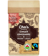 Cha's Organics Ginger Ground