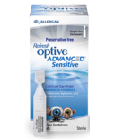 Gouttes oculaires Optive Advanced Sensitive de de Refresh