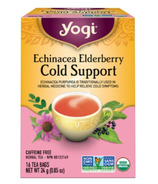 Yogi Echinacea Elderberry Cold Support (échinacée, sureau, rhume)
