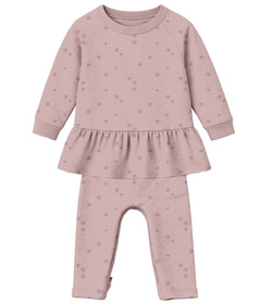 gunamuna Two Piece Ruffled Sweatsuit Dazzle