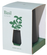 Modern Sprout Black Tapered Tumbler Basil