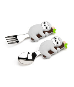 Glitter & Spice Spoon & Fork Set Sloth