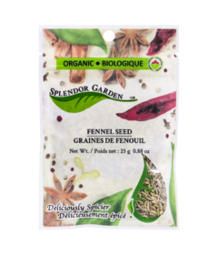 Splendor Garden Organic Fennel Seed