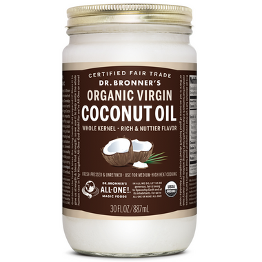 Dr. Bronner\'s Organic Whole Kernel Virgin Coconut Oil Large Dr. Bronner\'s Organic Whole Kernel Virgin Coconut Oil Large