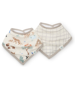 Loulou Lollipop Bandana Bib Set Llama Adventures