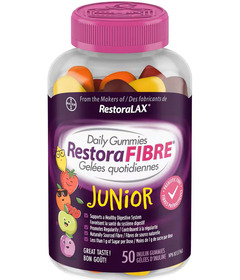 RestoraFIBRE Junior Daily Prebiotic Fibre Gummies for Kids