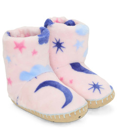 Hatley Night Sky Fleece Slippers