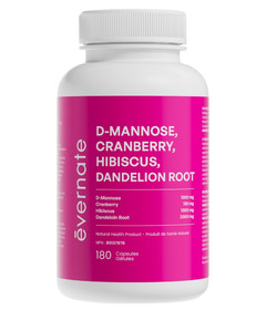 Evernate Urinary & Bladder D-Mannose, Cranberry & Hibiscus