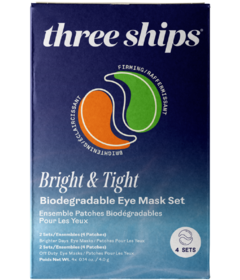 Three Ships Bright & Tight Biodegradable Eye Mask Quartet