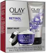 Olay Regenerist Retinol & Peptide 24 Duo Pack Cleanser & Moisturizer