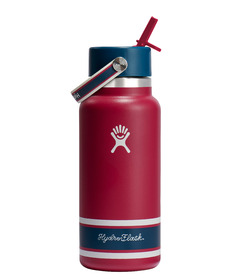 Hydro Flask Wide Mouth with Flex Straw Cap Campus Red