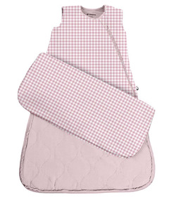 Gunamuna Sleep Bag Duvet Pink Gingham 0.5 TOG