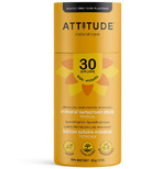 ATTITUDE bâton solaire minéral pour enfants parfum tropical, FPS 30