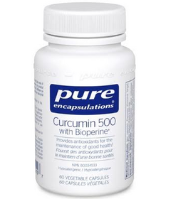 Pure Encapsulations Curcumin 500 with Bioperine