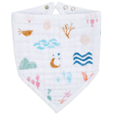 NWT aden anais Bandana Bib 100/% Cotton Muslin Soft Absorbent 4 Layers