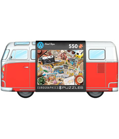 Eurographics Volkswagen Road Trips Tin with Puzzle