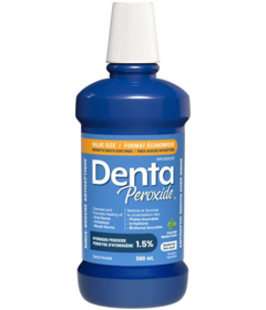 Denta Peroxide Antiseptic Mouth Sore Rinse Fresh Mint