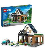 Maison familiale et voiture électrique LEGO City