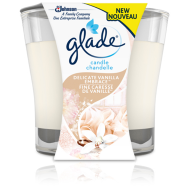 Glade Jar Candle Delicate Vanilla Embrace Glade Jar Candle Delicate Vanilla Embrace