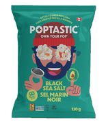Poptastic Popcorn Black Sea Salt 
